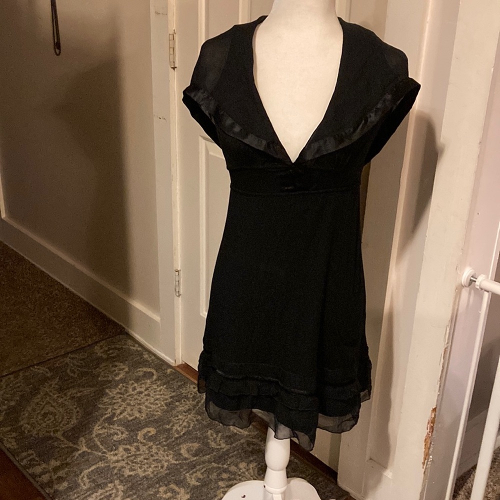 Sparrow Anthropologie little black dress size M